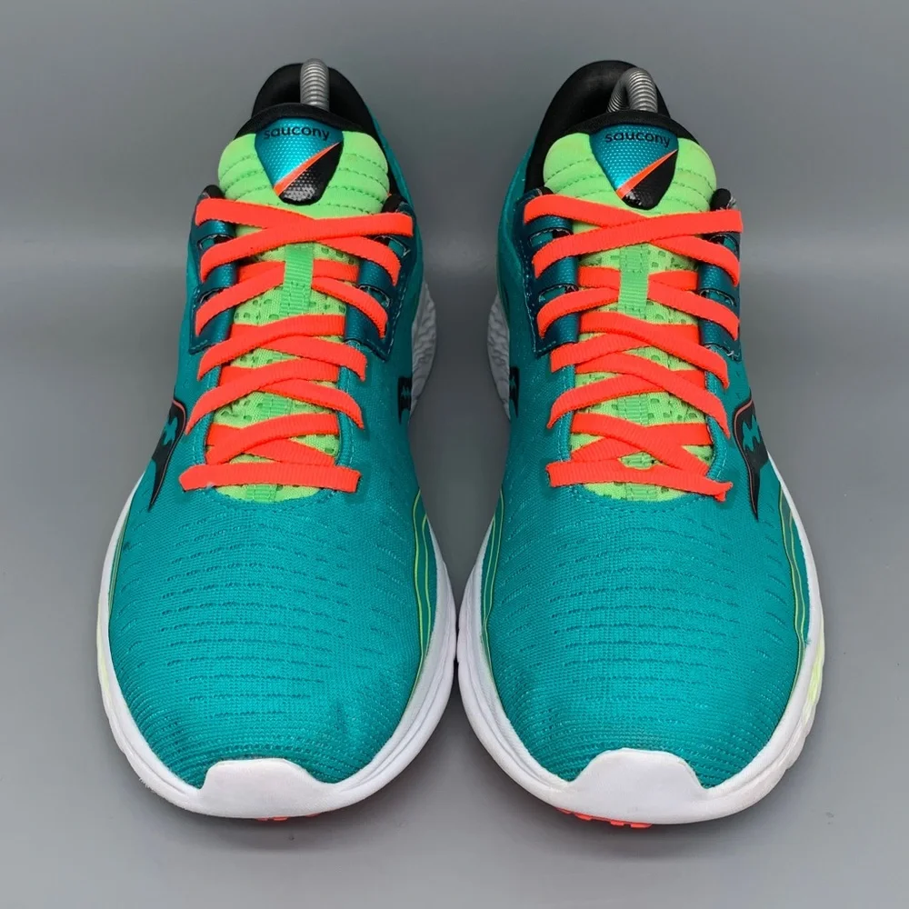 Saucony Kinvara 11 Teal Orange  Running Shoes‎ S20551-10 Men’s Sz 8 Women's 9.5